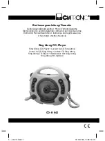 Clatronic CD-K 642 Instruction Manual & Guarantee preview