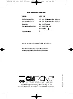 Preview for 28 page of Clatronic CDP 512 Instruction Manual & Guarantee