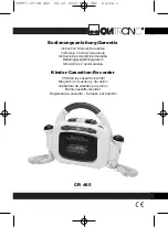 Clatronic CR 465 Instruction Manual & Guarantee preview