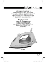 Clatronic DB 3016 Instruction Manual предпросмотр