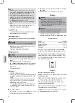 Предварительный просмотр 38 страницы Clatronic DBC 3388 Instruction Manual