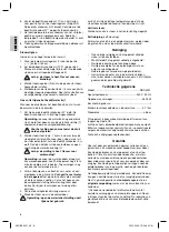 Предварительный просмотр 8 страницы Clatronic DBS 3001 Instruction Manual & Guarantee