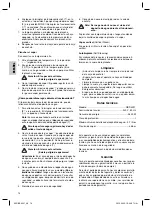 Предварительный просмотр 14 страницы Clatronic DBS 3001 Instruction Manual & Guarantee