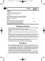 Preview for 8 page of Clatronic DG 2844 Instruction Manual & Guarantee