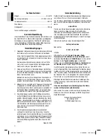 Предварительный просмотр 6 страницы Clatronic DG 3270 Instruction Manual