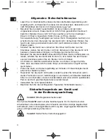 Предварительный просмотр 4 страницы Clatronic DR 2812 Instruction Manual