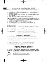 Предварительный просмотр 6 страницы Clatronic DR 2812 Instruction Manual