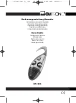 Clatronic DR 508 Instruction Manual & Guarantee preview