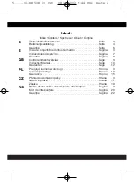 Preview for 2 page of Clatronic DR 508 Instruction Manual & Guarantee