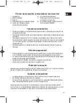 Preview for 21 page of Clatronic DR 508 Instruction Manual & Guarantee