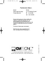 Preview for 23 page of Clatronic DR 508 Instruction Manual & Guarantee