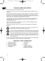 Предварительный просмотр 20 страницы Clatronic DR 572 Instruction Manual & Guarantee