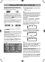 Preview for 40 page of Clatronic DVD 534 HC Instructions For Use Manual