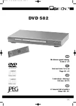 Clatronic DVD 582 Instructions For Use Manual preview