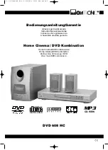 Clatronic DVD 608 HC Instruction Manual & Guarantee preview