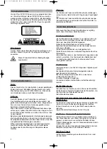 Preview for 2 page of Clatronic DVD 608 HC Instruction Manual & Guarantee