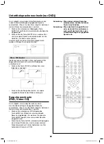 Предварительный просмотр 20 страницы Clatronic DVD 613 User Manual