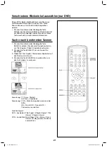 Предварительный просмотр 21 страницы Clatronic DVD 613 User Manual