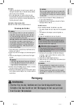 Предварительный просмотр 9 страницы Clatronic EBG 3760 Instruction Manual