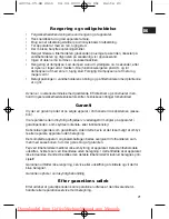 Preview for 21 page of Clatronic ES 2611 Instruction Manual