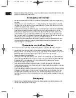 Preview for 8 page of Clatronic ES 2612 Instruction Manual & Guarantee