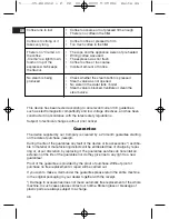 Preview for 46 page of Clatronic ES 2612 Instruction Manual & Guarantee