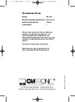 Preview for 59 page of Clatronic FR 2766 Instruction Manual