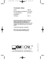 Предварительный просмотр 56 страницы Clatronic FR 2786 Instruction Manual