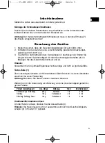 Preview for 5 page of Clatronic HM 2830 Instruction Manual & Guarantee