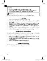 Preview for 6 page of Clatronic HR 2603 N Instruction Manual & Guarantee