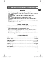 Preview for 13 page of Clatronic HR 2603 N Instruction Manual & Guarantee