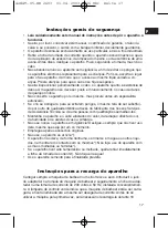 Preview for 17 page of Clatronic HR 2603 Instruction Manual & Guarantee