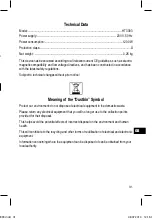 Предварительный просмотр 31 страницы Clatronic HT 3393 Instruction Manual