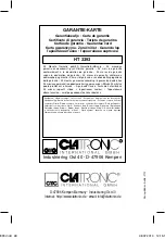 Предварительный просмотр 48 страницы Clatronic HT 3393 Instruction Manual