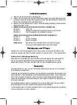 Preview for 3 page of Clatronic HTD 2910 Profi Instruction Manual & Guarantee