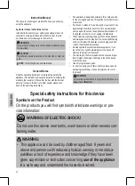 Preview for 22 page of Clatronic HTD 3614 Instruction Manual