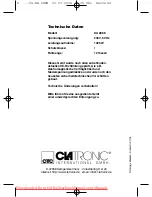 Предварительный просмотр 51 страницы Clatronic KA2888 Instruction Manual