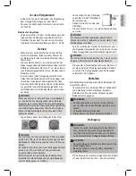 Предварительный просмотр 3 страницы Clatronic KAP 3424 Instruction Manual