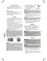 Предварительный просмотр 22 страницы Clatronic KAP 3424 Instruction Manual