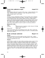 Предварительный просмотр 52 страницы Clatronic KM 2718 Instruction Manual