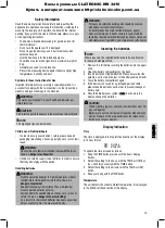 Предварительный просмотр 19 страницы Clatronic KW 3416 Instruction Manual