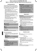 Предварительный просмотр 22 страницы Clatronic KW 3416 Instruction Manual