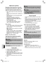 Предварительный просмотр 38 страницы Clatronic KWA 3115 Instruction Manual