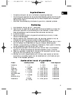 Preview for 9 page of Clatronic MB 2793 Instruction Manual & Guarantee