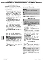 Предварительный просмотр 20 страницы Clatronic MM 3336 Instruction Manual