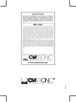 Предварительный просмотр 74 страницы Clatronic MPS 2681 Instruction Manual