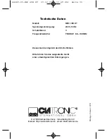 Preview for 30 page of Clatronic MRC 498 DT Instruction Manual