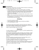 Preview for 38 page of Clatronic MRC 529 RC Instruction Manual