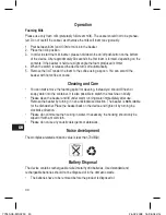 Preview for 40 page of Clatronic MS 3230 Instruction Manual & Guarantee