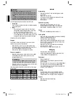 Предварительный просмотр 8 страницы Clatronic MWA 3101 Instruction Manual